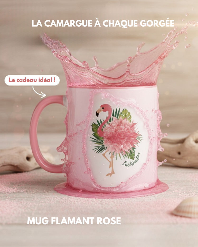 “Pink Flamingo” Lacornador® Mug