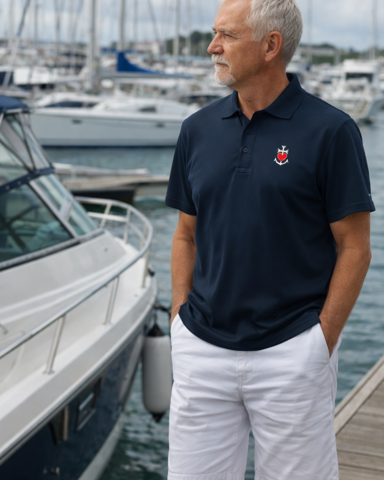 Polo Lacornador® "Croix de Camargue" brodé