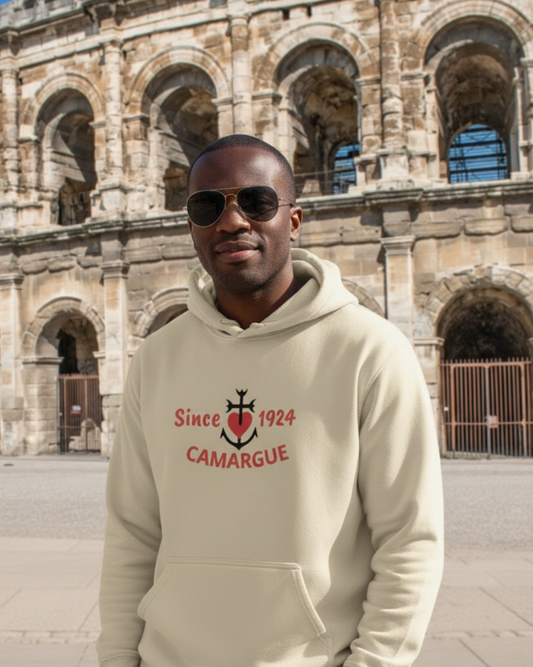 Sweat à capuche " Since 1924" Camargue
