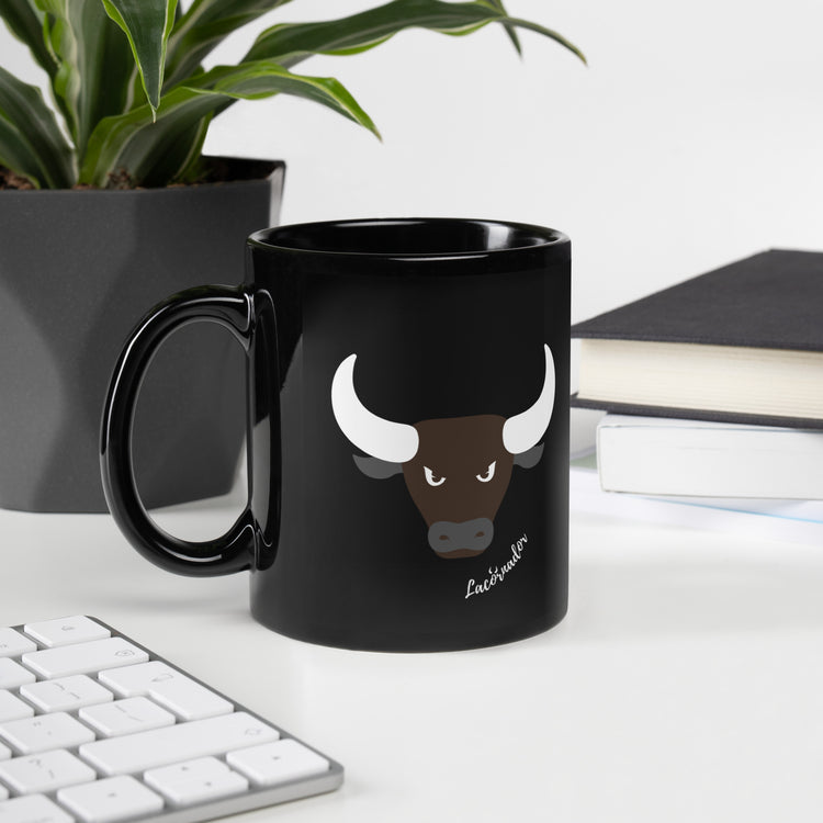 Mug brillant noir Lacornador®