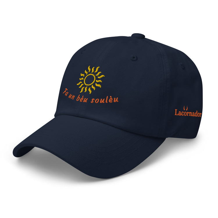 Casquette brodée Lacornador® Fa un bèu soulèu 🌞