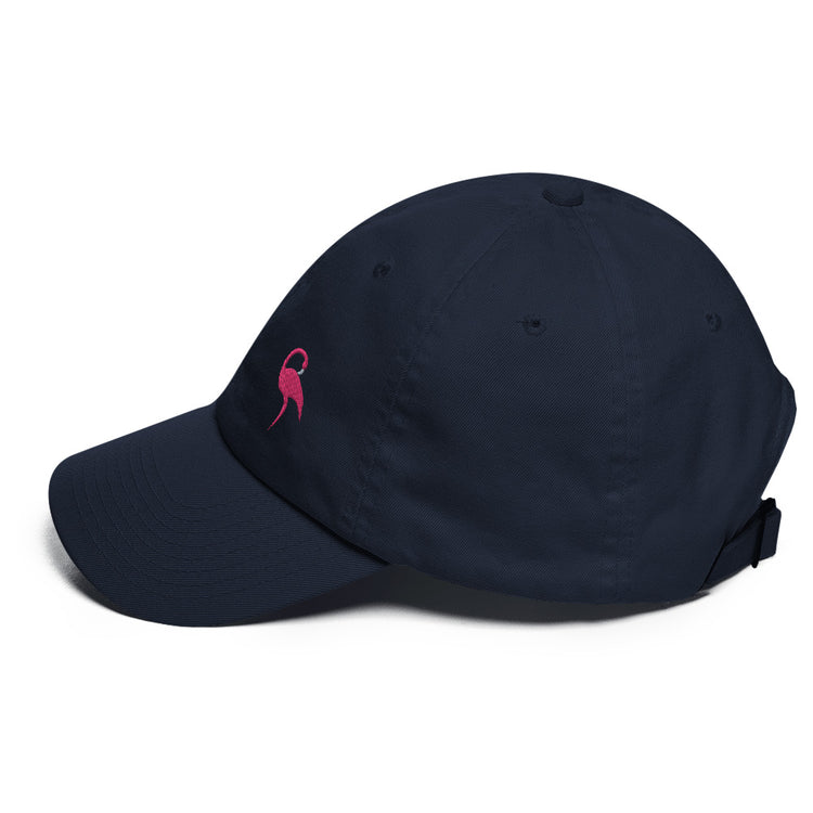 Casquette brodée Lacornador® Flamant rose