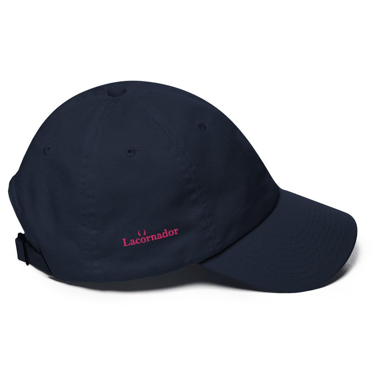 Casquette brodée Lacornador® Flamant rose