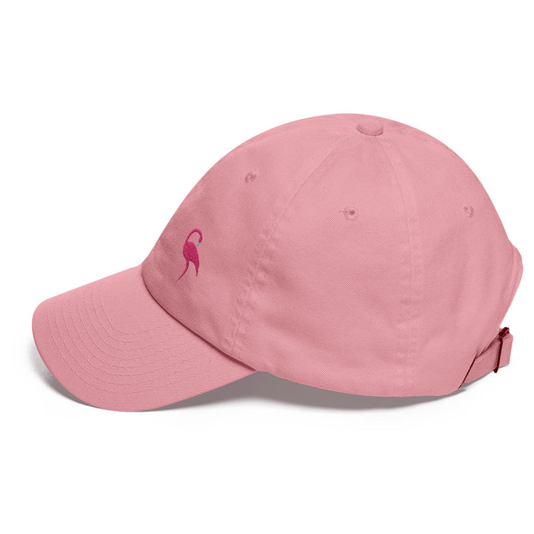 Casquette brodée Lacornador® Flamant rose
