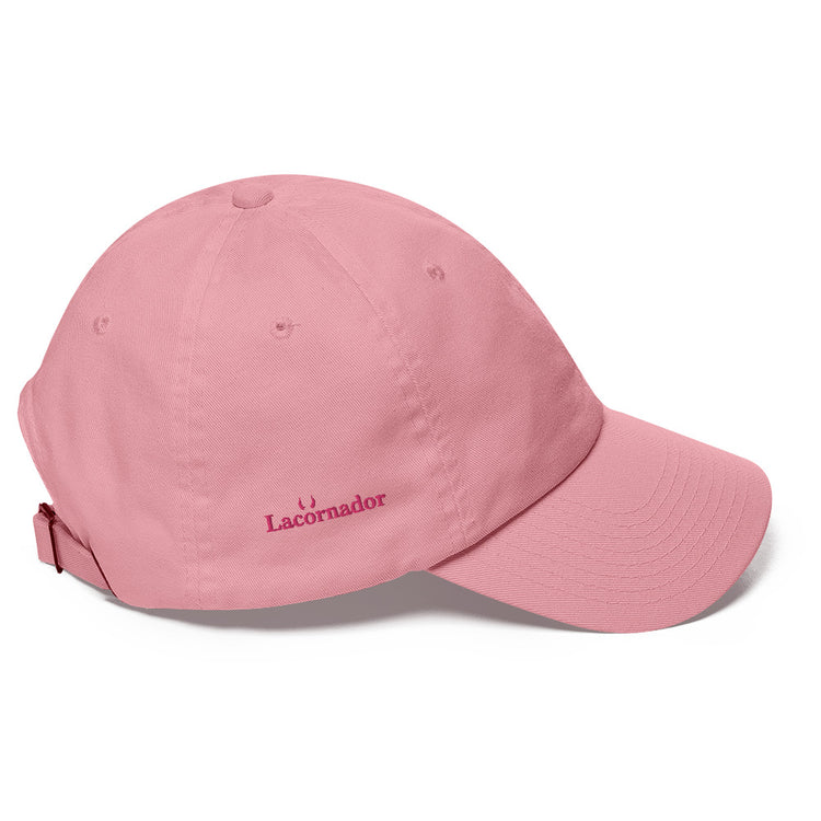 Casquette brodée Lacornador® Flamant rose