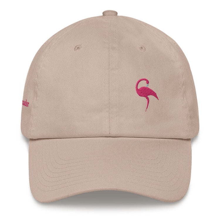 Casquette brodée Lacornador® Flamant rose