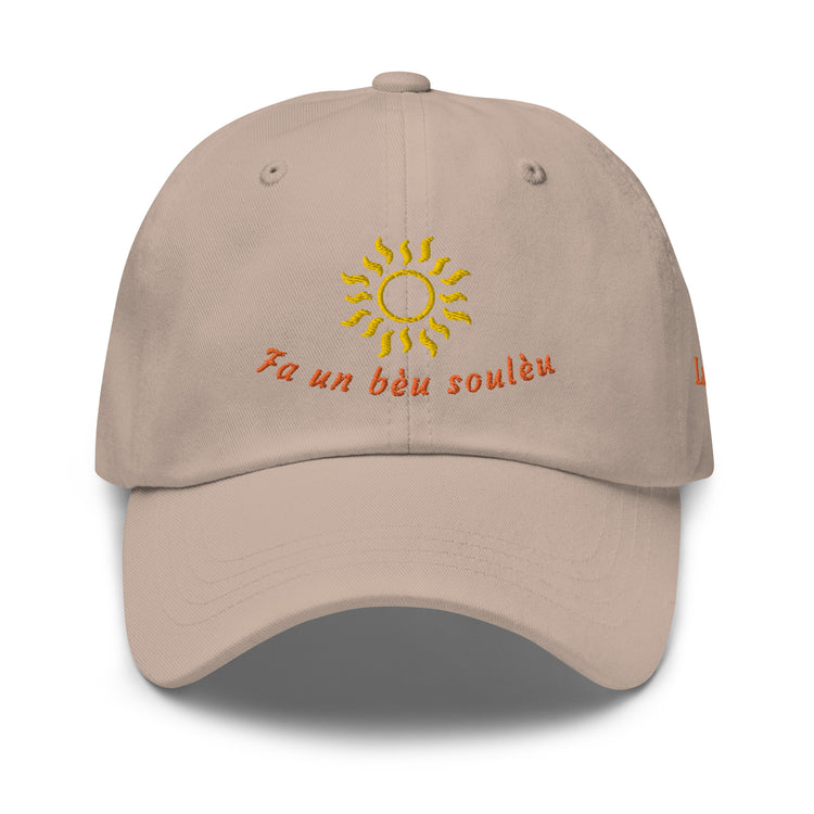 Casquette brodée Lacornador® Fa un bèu soulèu 🌞