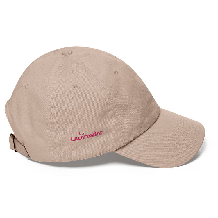 Casquette brodée Lacornador® Flamant rose