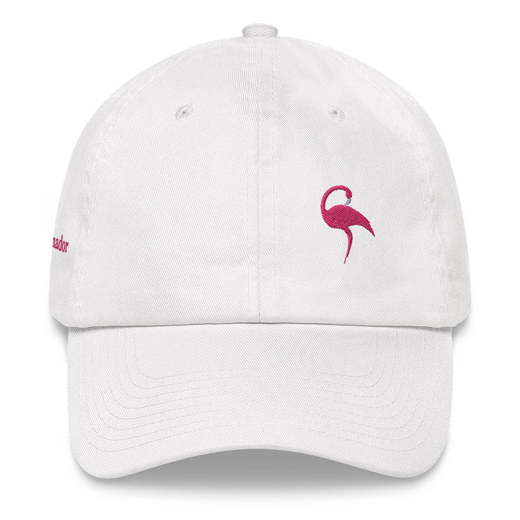 Casquette brodée Lacornador® Flamant rose