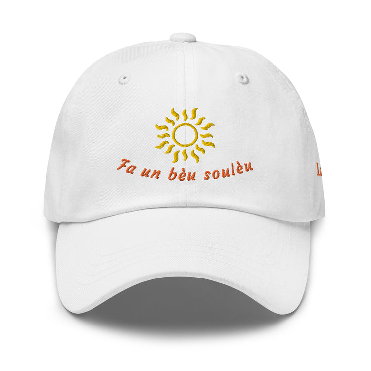 Casquette brodée Lacornador® Fa un bèu soulèu 🌞