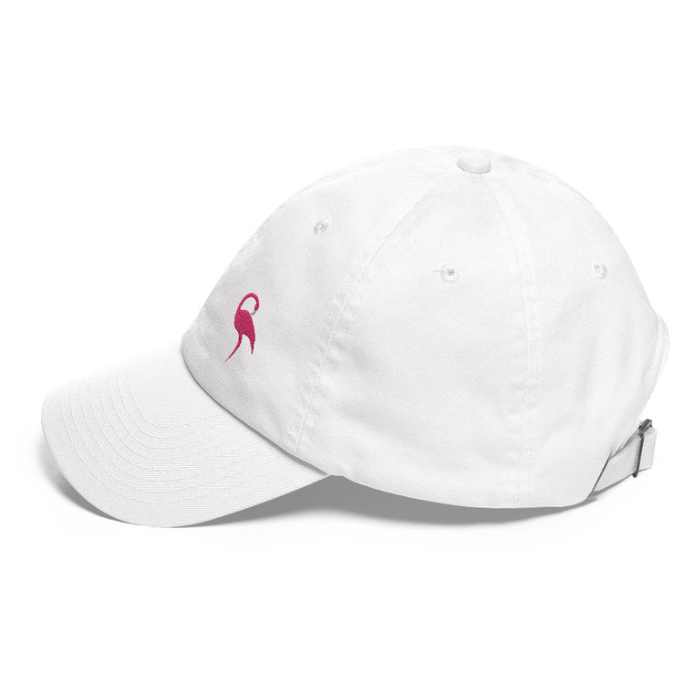 Casquette brodée Lacornador® Flamant rose