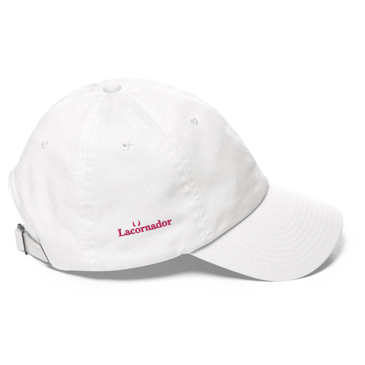 Casquette brodée Lacornador® Flamant rose