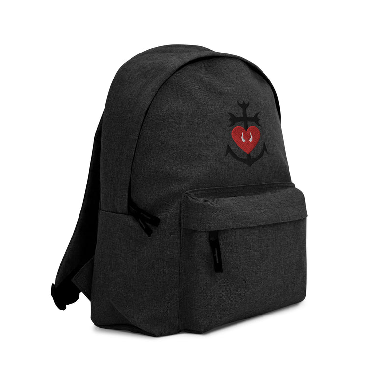 Sac à dos Lacornador® brodé Croix Camarguaise