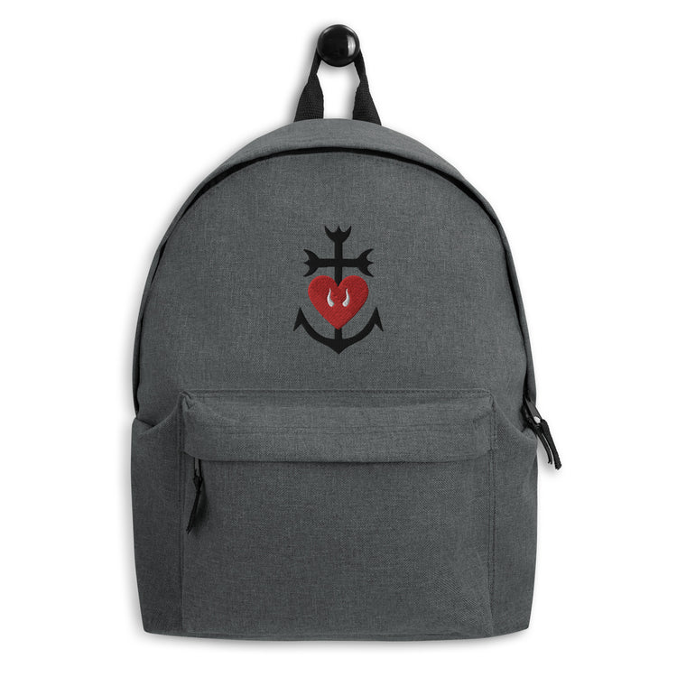 Sac à dos Lacornador® brodé Croix Camarguaise