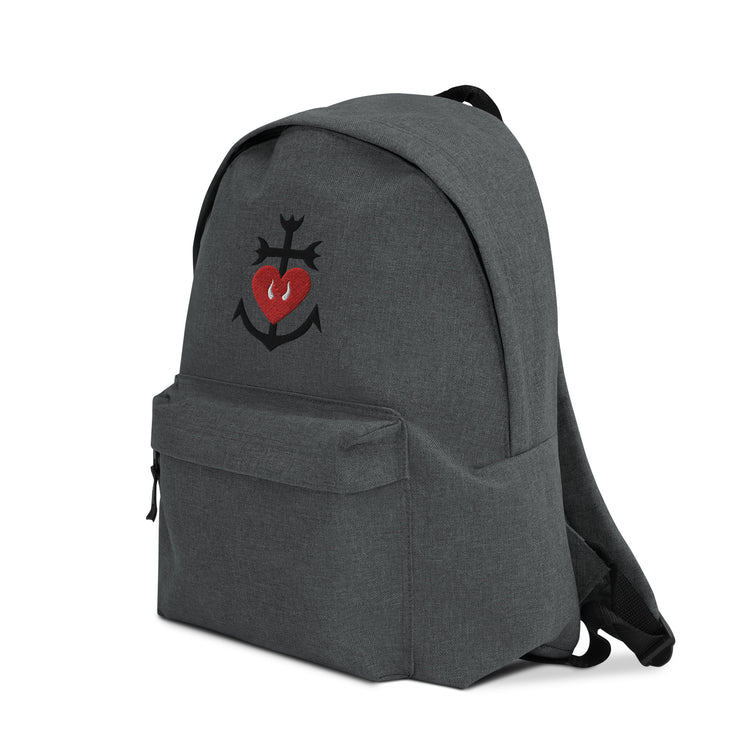 Sac à dos Lacornador® brodé Croix Camarguaise