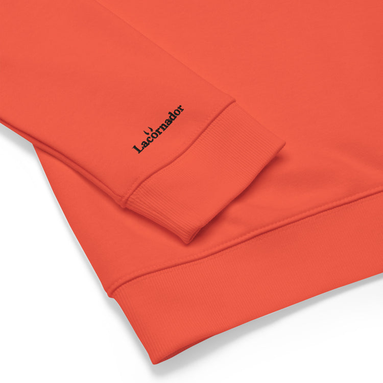 Sweat-shirt classique en coton bio "Ludo La Fé di Bioù" by Lacornador®
