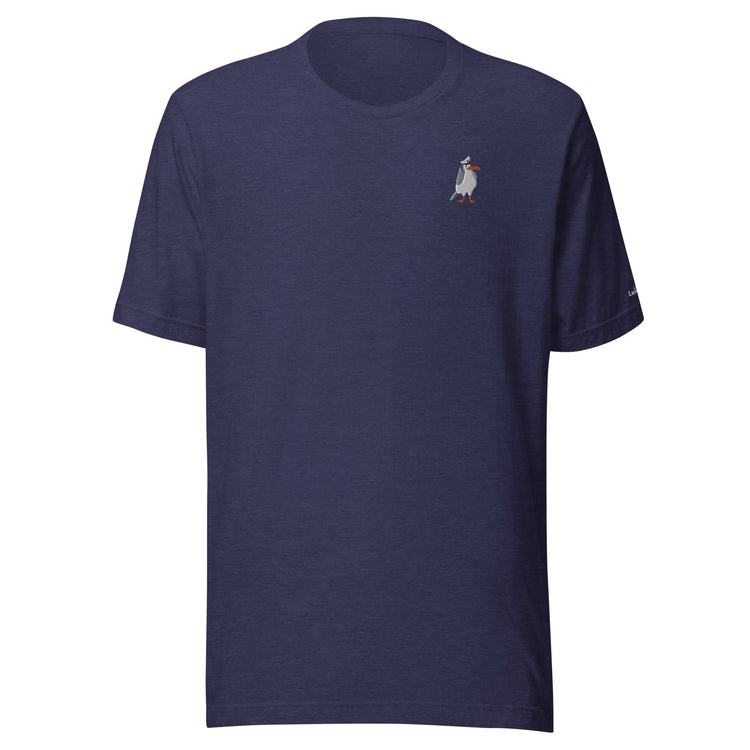 Tee-shirt mixte brodé Lacornador® Capitaine Mouette