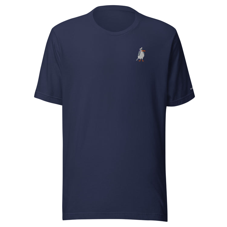 Tee-shirt mixte brodé Lacornador® Capitaine Mouette