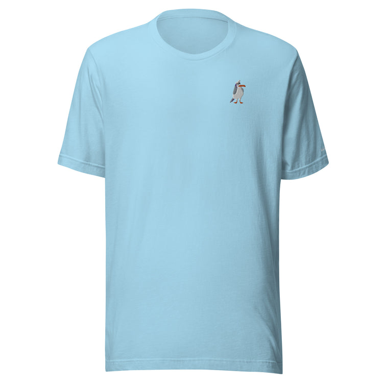 Tee-shirt mixte brodé Lacornador® Capitaine Mouette