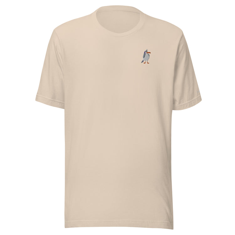 Tee-shirt mixte brodé Lacornador® Capitaine Mouette
