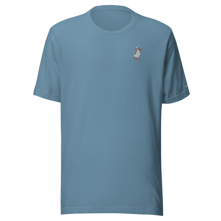 Tee-shirt mixte brodé Lacornador® Capitaine Mouette