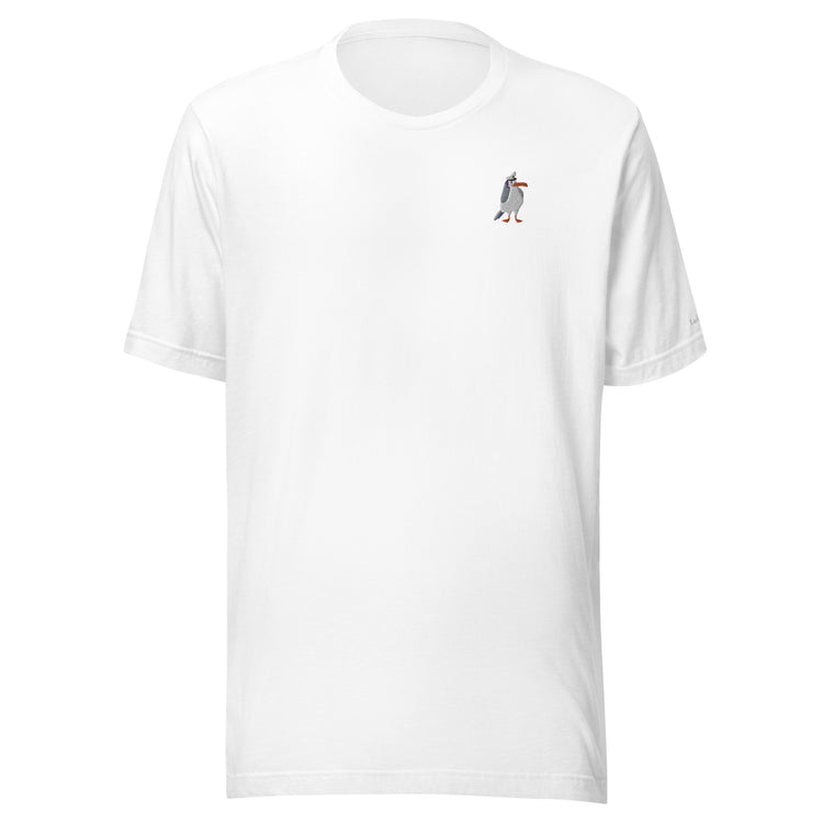 Tee-shirt mixte brodé Lacornador® Capitaine Mouette