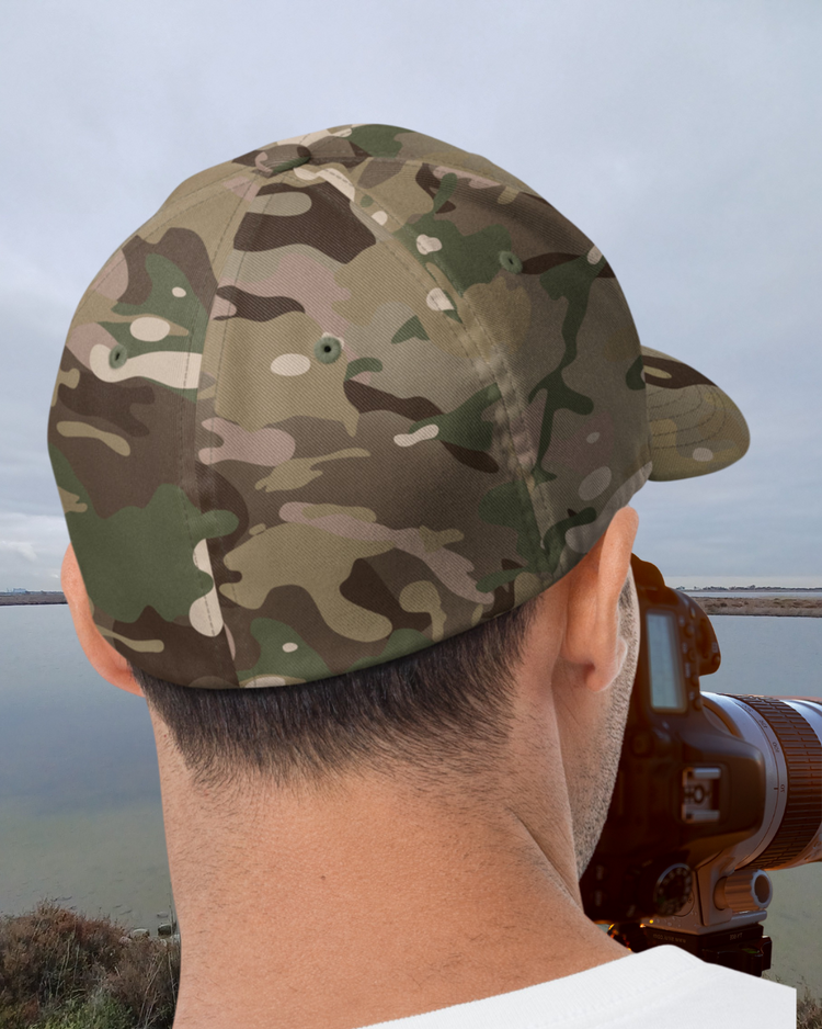 Casquette camouflage en Sergé Lacornador® Camargue
