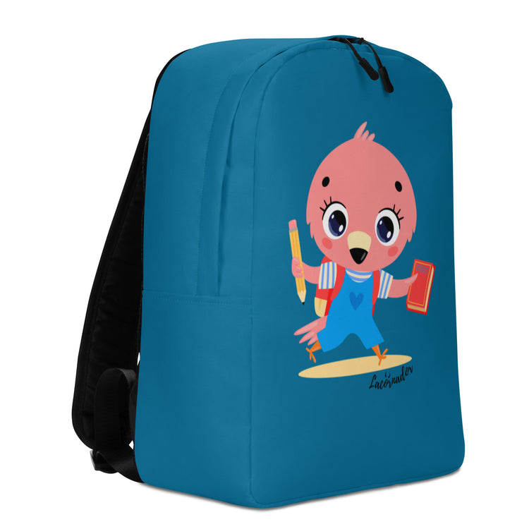 Sac à dos Lacornador® Flamant rose va à l'école