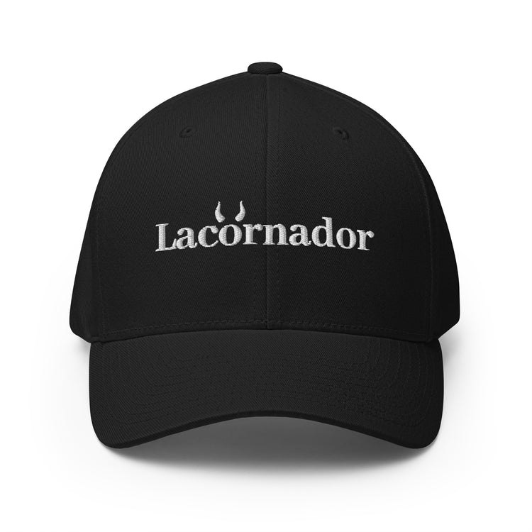 Casquette brodée Lacornador® en Sergé