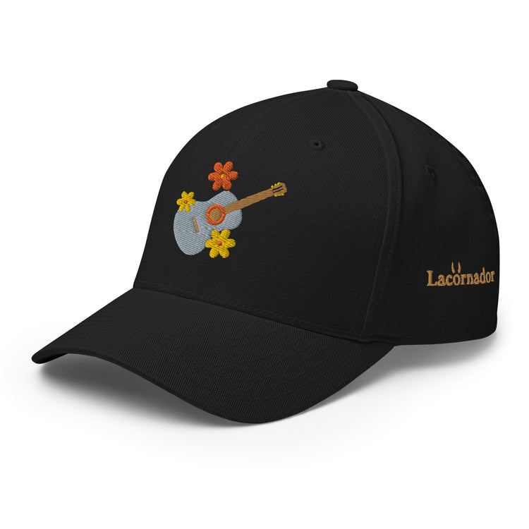 Strukturierte Lacornador® Floral Gipsy Gitarrenkappe