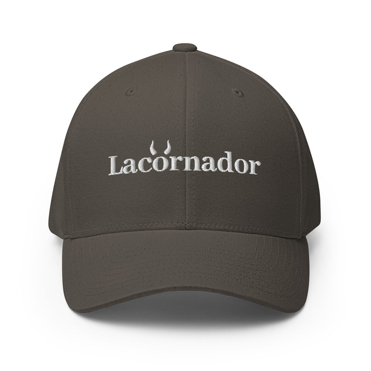 Casquette brodée Lacornador® en Sergé