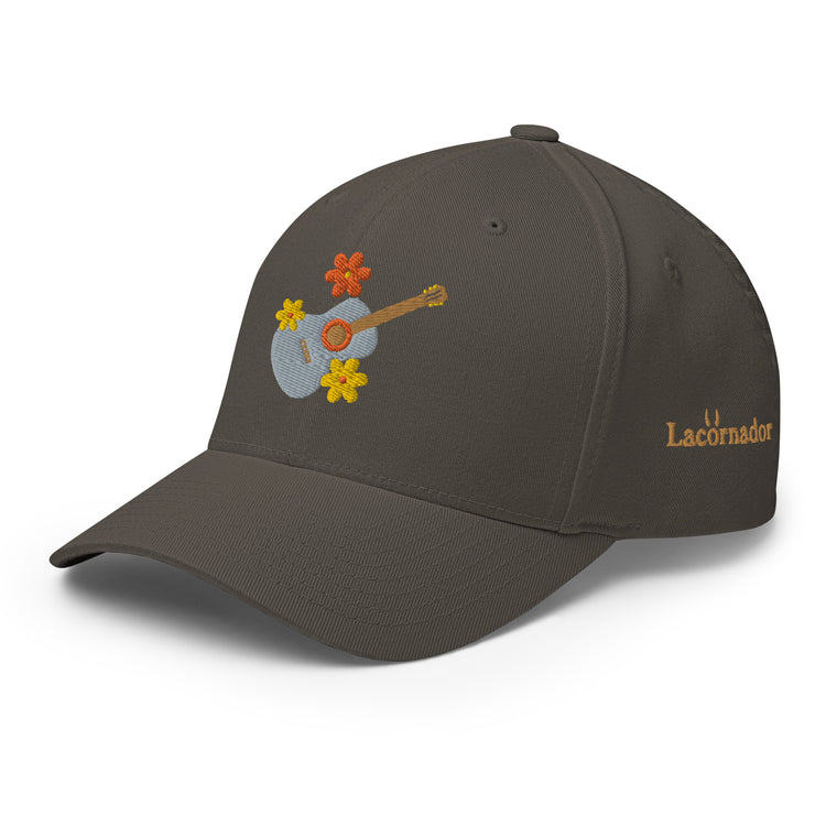 Strukturierte Lacornador® Floral Gipsy Gitarrenkappe