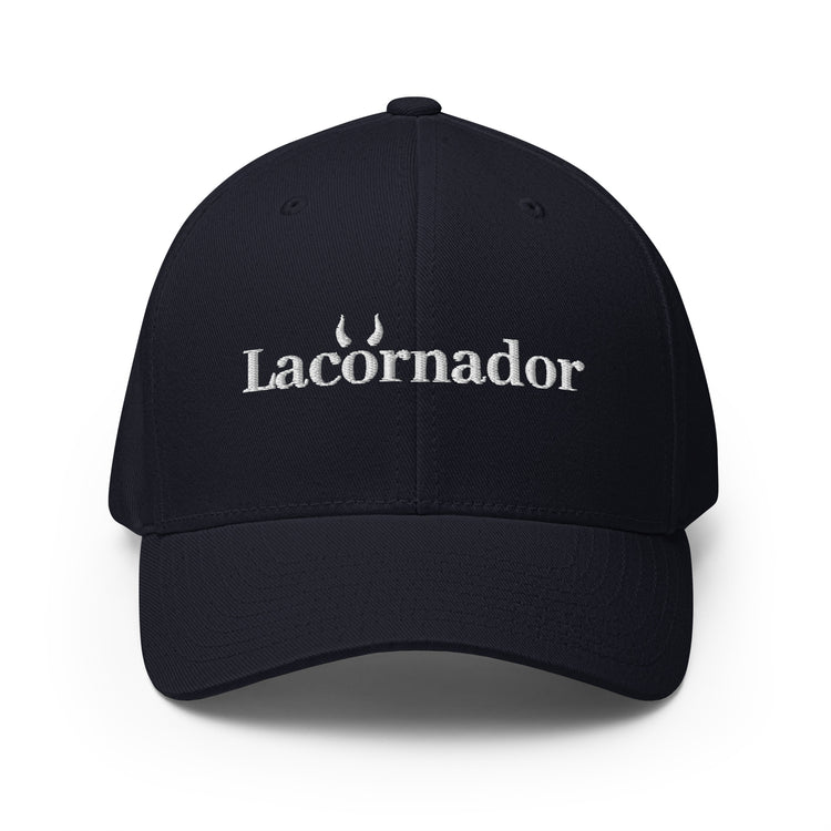 Casquette brodée Lacornador® en Sergé