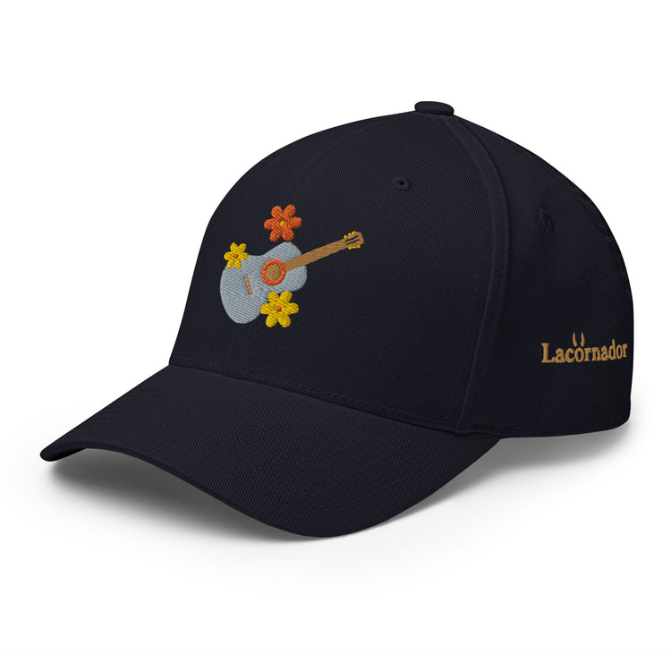 Strukturierte Lacornador® Floral Gipsy Gitarrenkappe