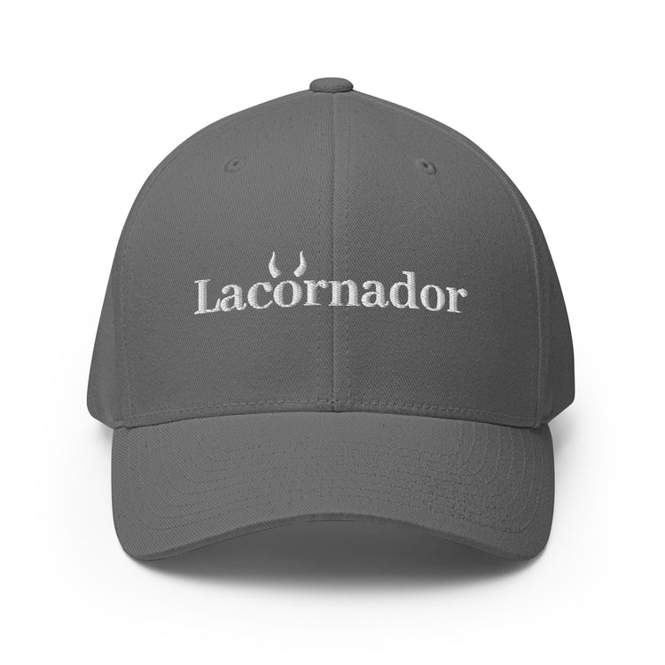 Casquette brodée Lacornador® en Sergé