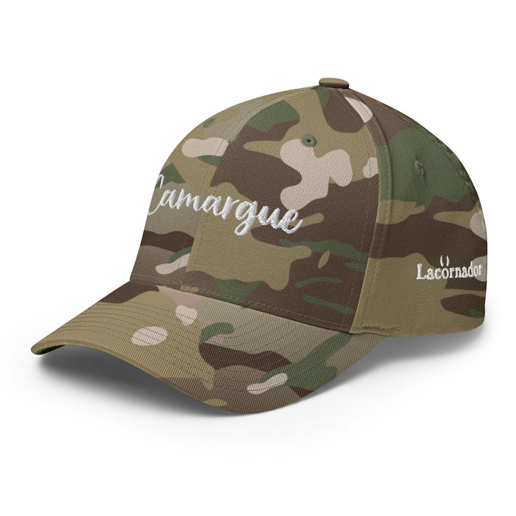 Casquette camouflage en Sergé Lacornador® Camargue