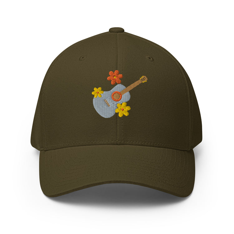 Strukturierte Lacornador® Floral Gipsy Gitarrenkappe