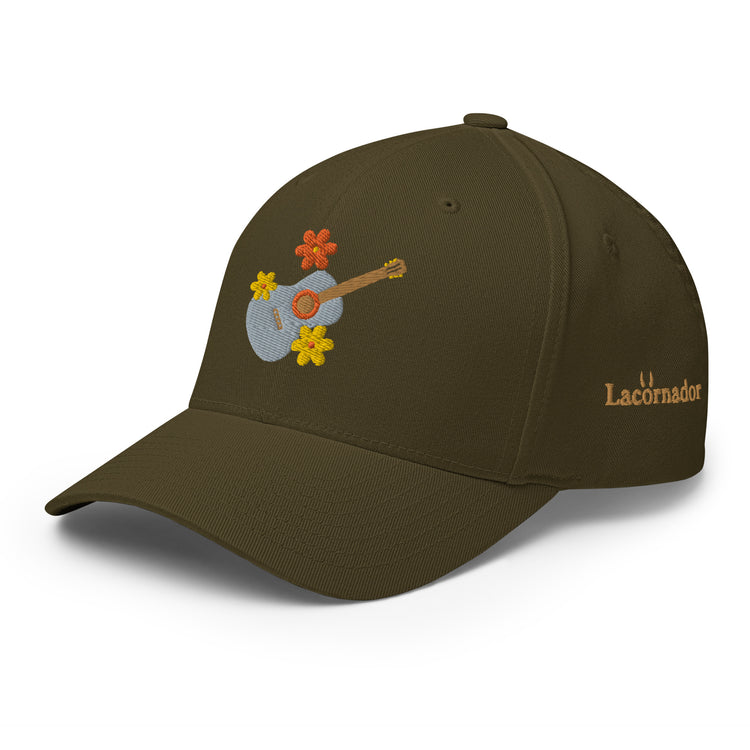 Strukturierte Lacornador® Floral Gipsy Gitarrenkappe