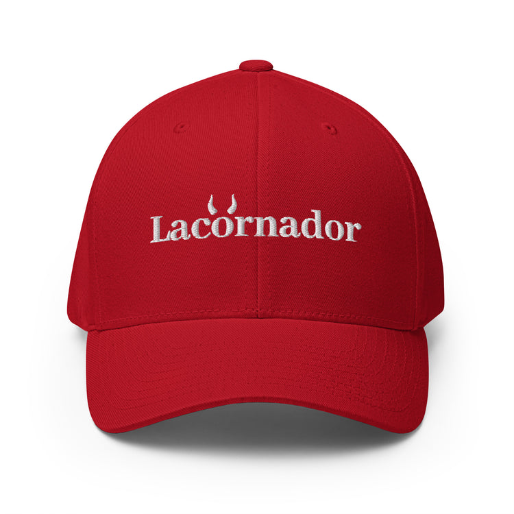 Casquette brodée Lacornador® en Sergé