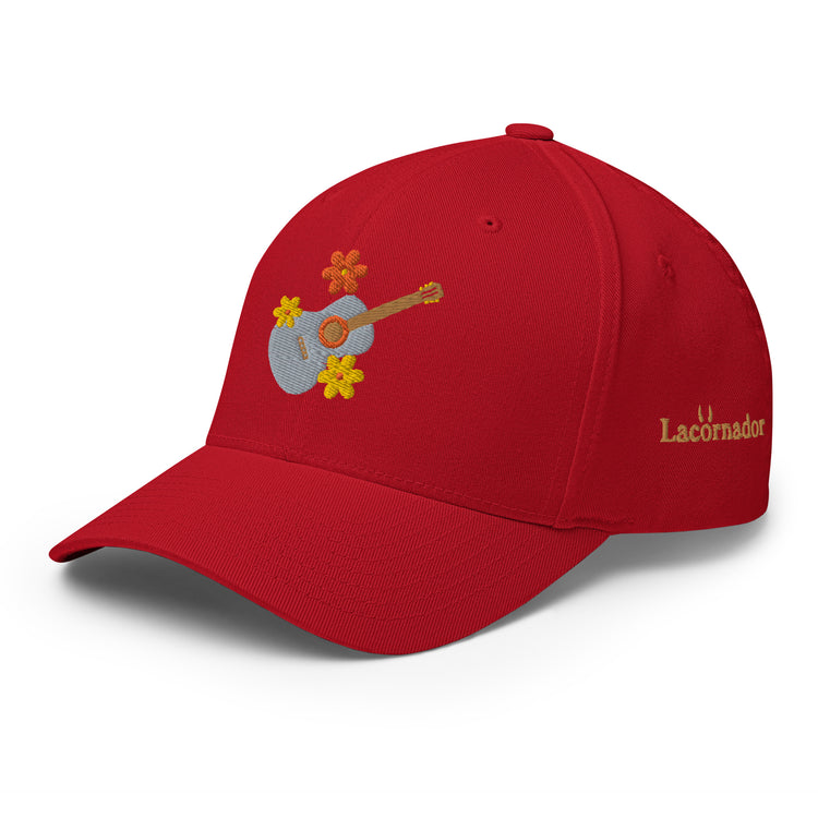 Strukturierte Lacornador® Floral Gipsy Gitarrenkappe