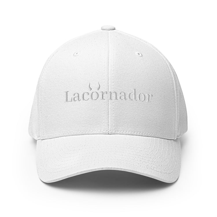 Casquette brodée Lacornador® en Sergé