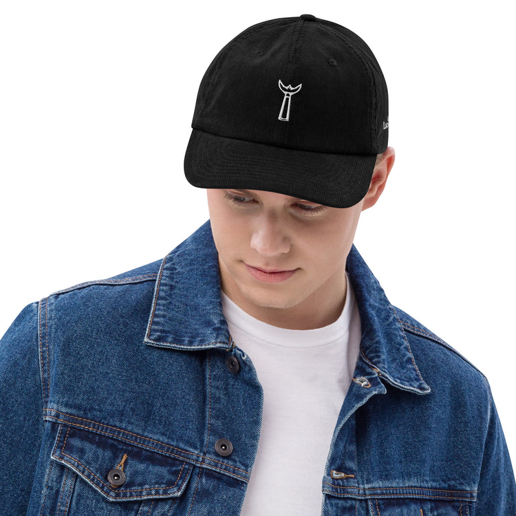 Casquette en velours côtelé Lacornador® Trident Camarguais