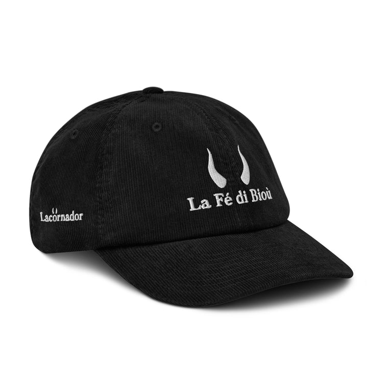 Casquette en velours côtelé Lacornador® La Fé di Bioù