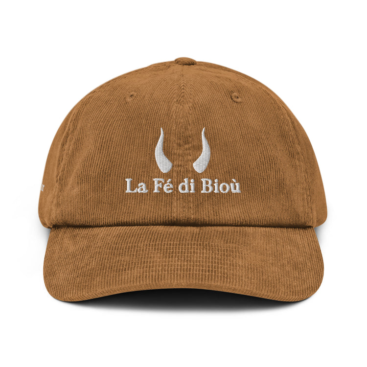 Casquette en velours côtelé Lacornador® La Fé di Bioù