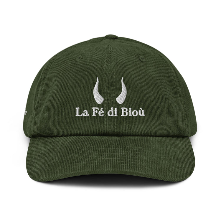Casquette en velours côtelé Lacornador® La Fé di Bioù
