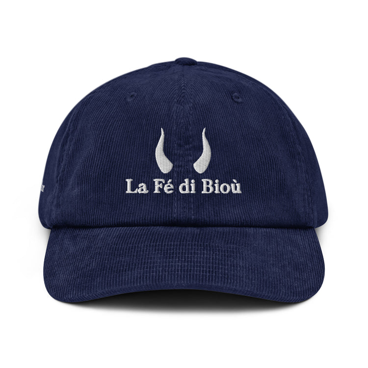 Casquette en velours côtelé Lacornador® La Fé di Bioù
