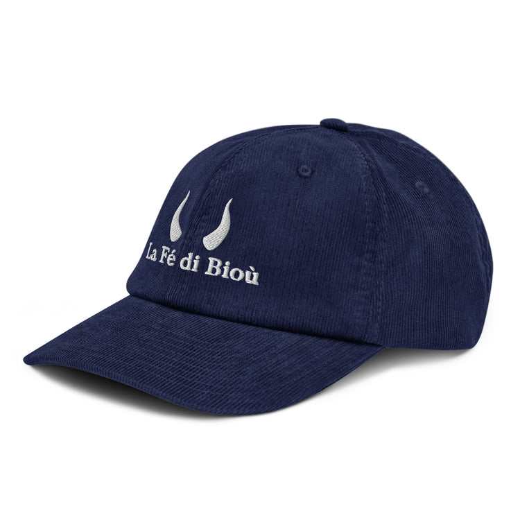 Casquette en velours côtelé Lacornador® La Fé di Bioù