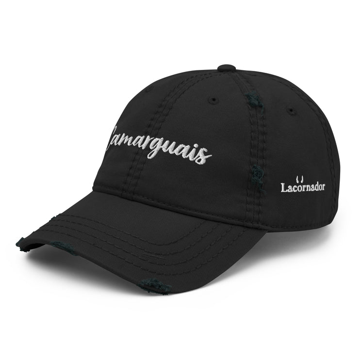 Casquette Signature Camarguais effet usé Lacornador®