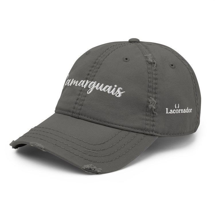 Casquette Signature Camarguais effet usé Lacornador®