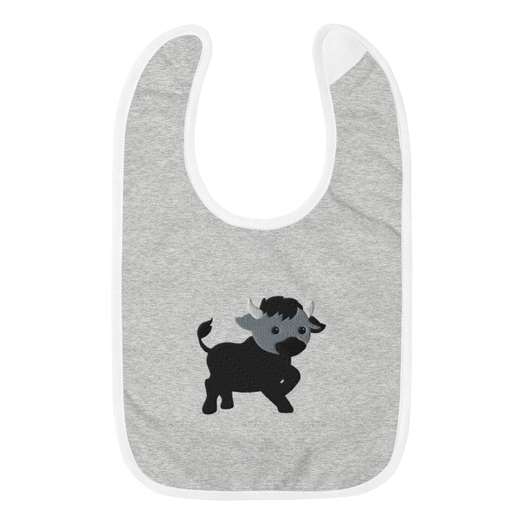 Bavoir Lacornador® brodé Petit taureau